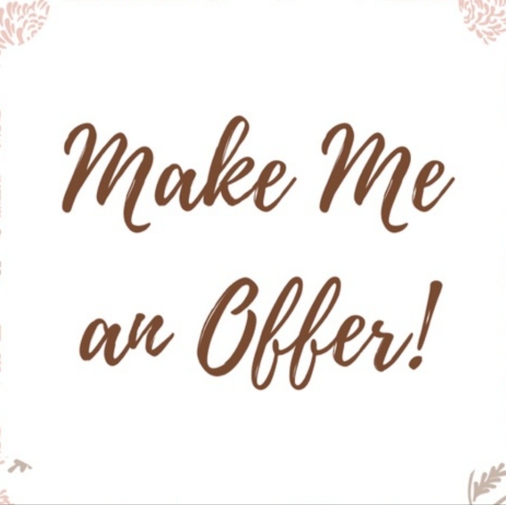 Reasonable offers welcome!